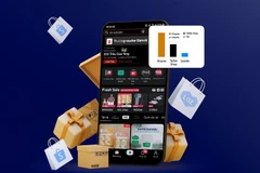 Потребители получают опыт покупок через платформы электронной коммерции. (Фото: Vietnam+) 