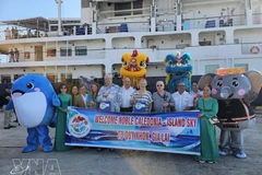 Гости тепло встречены в провинции Зялай. Фото: ВИА. 