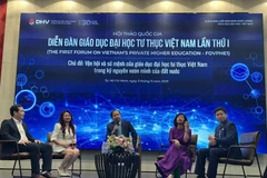 Участники первого форума частного высшего образования во Вьетнаме. Фото: Vietnam+