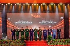 Viettel официально запускает Unitel Logistics в Лаосе. (Фото: предоставлено Viettel) 