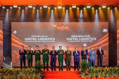Viettel официально запускает Unitel Logistics в Лаосе. (Фото: предоставлено Viettel) 