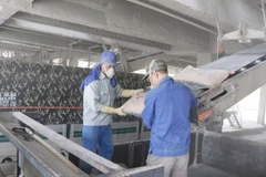 Производство цемента в акционерном обществе La Hien Cement. (Фото: ВИA)