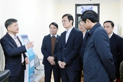 Инспекционно-контрольная делегация проводит выездную инспекцию в городе Вьетчи провинции Футхо. (Фото: ВИА).