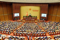 Общий вид торжественного открытия 10-й сессии Национального собрания 15-ого созыва. (Фото: ВИА)
