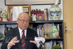 Такэбэ Цутому, специальный советник Альянса парламентариев японско-вьетнамской дружбы, бывший генеральный секретарь Либерально-демократической партии. (Фото: ВИА).