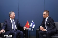 Генеральный секретарь, Президент Вьетнама То Лам встречается с Президентом Финляндии Александром Стуббом. (Фото: ВИА)