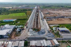 Дорога, ведущая к промышленному зону VSIP Кантхо на пересечении с национальным шоссе 80. (Фото: ВИА)