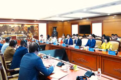 Общий вид рабочей встречи. Фото: mof.gov.vn.