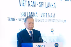Генеральный секретарь, Президент государства То Лам выступает с речью. (Фото: ВИА).