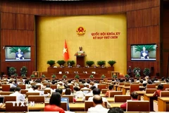 Заседание 9-й сессии Национального собрания XV созыва. (Фото: ВИА)