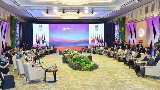 Конференция АММ-56: Вьетнам полон решимости эффективно реализовать План действий Договора о Юго-Восточной Азии по отказу от ядерного оружия - Содействовать региональному сотрудничеству в области прав человека ảnh 3