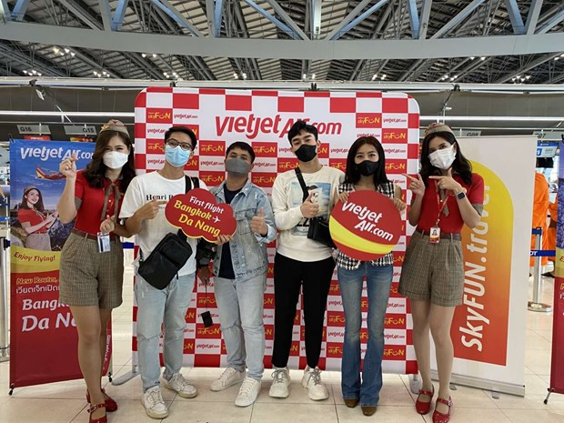 Vietjet возобновляет первый международный рейс из Таиланда в Дананг ảnh 2 Vietjet возобновляет первый международный рейс из Таиланда в Дананг ảnh 2