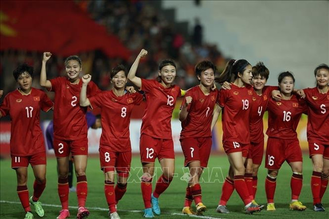 SEA Games 32: вьетнамский женский футбол стал четырехкратным чемпионом ảnh 3 SEA Games 32: вьетнамский женский футбол стал четырехкратным чемпионом ảnh 3