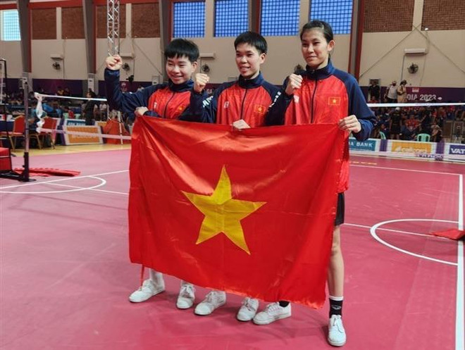 SEA Games 32: «Золотая» радость с борьбой и сепак такрау ảnh 1 SEA Games 32: «Золотая» радость с борьбой и сепак такрау ảnh 1
