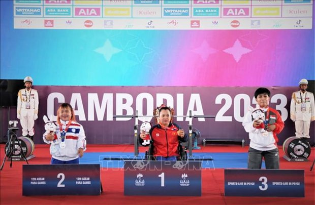 Паралимпийские игры АСЕАН 12: Вьетнам занимает второе место после первого соревновательного дня ảnh 1 Паралимпийские игры АСЕАН 12: Вьетнам занимает второе место после первого соревновательного дня ảnh 1