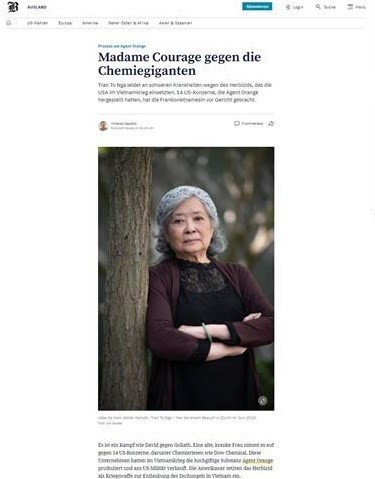 Статьи международных СМИ о борьбе за справедливость для жертв ДАО во Вьетнаме ảnh 2 Статьи международных СМИ о борьбе за справедливость для жертв ДАО во Вьетнаме ảnh 2