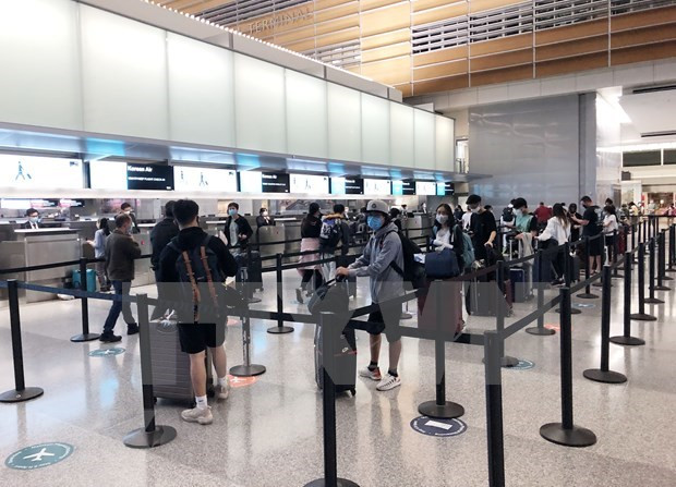 Более 220 вьетнамских граждан были благополучно доставлены домой из Японии ảnh 1 Более 220 вьетнамских граждан были благополучно доставлены домой из Японии ảnh 1