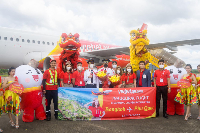 Vietjet открывает прямые рейсы Фукуок-Бангкок ảnh 1
