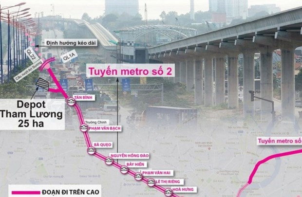Хошимин планирует начать строительство второй линии метро в этом году ảnh 1 Хошимин планирует начать строительство второй линии метро в этом году ảnh 1