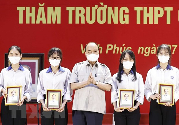 Президент похвалил Виньфук за противоэпидемическую эффективность ảnh 1 Президент похвалил Виньфук за противоэпидемическую эффективность ảnh 1