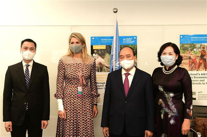 76-я сессия Генассамблеи ООН: Президент Нгуен Суан Фук провел встречи на высоком уровне ảnh 2