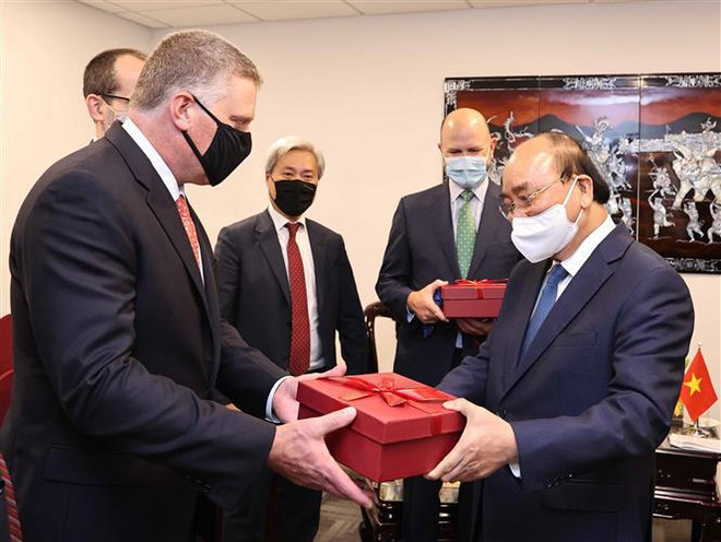 Президент Нгуен Суан Фук принял ведущие энергетические предприятия США ảnh 2 Президент Нгуен Суан Фук принял ведущие энергетические предприятия США ảnh 2