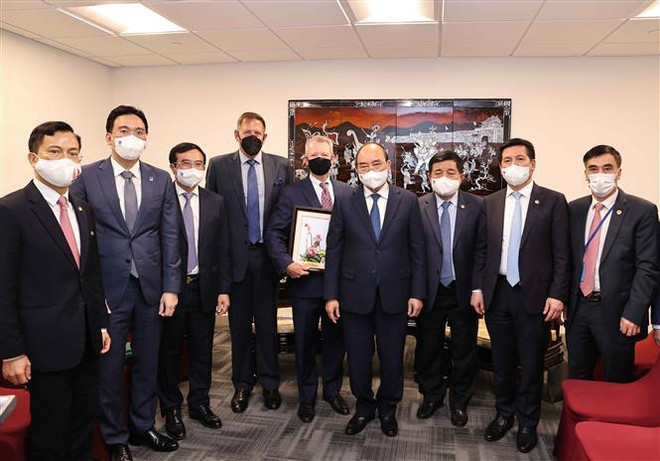 Президент Нгуен Суан Фук принял ведущие энергетические предприятия США ảnh 3 Президент Нгуен Суан Фук принял ведущие энергетические предприятия США ảnh 3