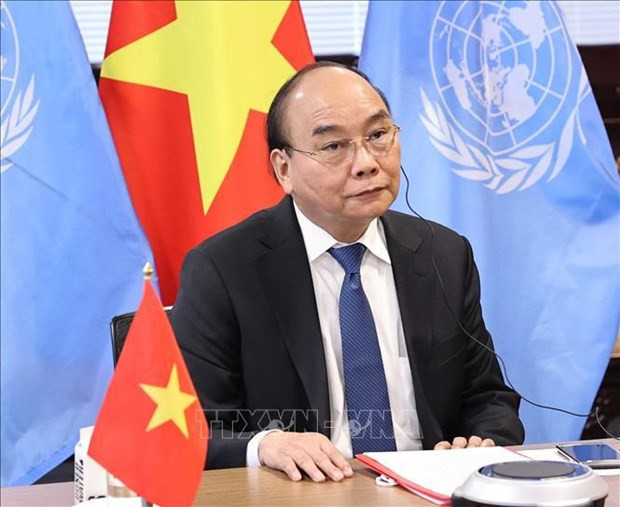 Президент Нгуен Суан Фук принял участие и выступил на глобальном саммите по COVID-19 на тему: «Окончание пандемии и восстановление лучшего» ảnh 1 Президент Нгуен Суан Фук принял участие и выступил на глобальном саммите по COVID-19 на тему: «Окончание пандемии и восстановление лучшего» ảnh 1