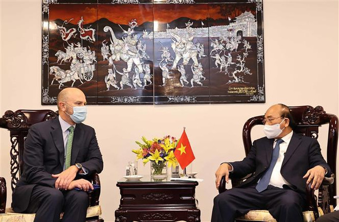 Президент Нгуен Суан Фук принял ведущие энергетические предприятия США ảnh 1 Президент Нгуен Суан Фук принял ведущие энергетические предприятия США ảnh 1