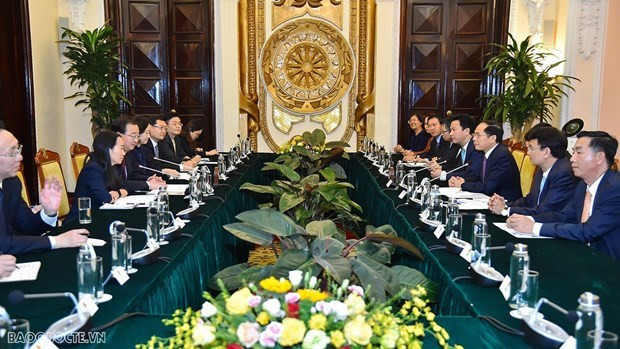 Министр иностранных дел принял секретаря парткома китайской провинции Юньнань ảnh 2 Министр иностранных дел принял секретаря парткома китайской провинции Юньнань ảnh 2
