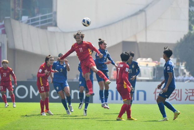 Женская сборная по футболу Вьетнама обыграла Таиланд со счетом 2:0 в раунде плей-офф ЧМ-2023 ảnh 1 Женская сборная по футболу Вьетнама обыграла Таиланд со счетом 2:0 в раунде плей-офф ЧМ-2023 ảnh 1