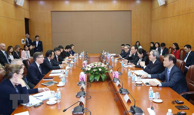 Заведующий Отделом ЦК КПВ по экономическим вопросам принял делегацию Делового совета США-АСЕАН ảnh 1