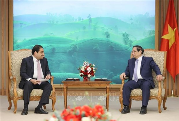 Премьер-министр Фам Минь Тьинь принял председателя совета директоров Adani Group ảnh 1 Премьер-министр Фам Минь Тьинь принял председателя совета директоров Adani Group ảnh 1