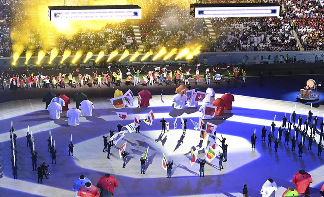 Церемония открытия чемпионата мира по футболу FIFA 2022 в Катаре ảnh 6 Церемония открытия чемпионата мира по футболу FIFA 2022 в Катаре ảnh 6