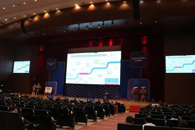 Открылся Форум ассоциации Всемирного торгового центра для Азиатско-Тихоокеанского региона 2023г. ảnh 2 Открылся Форум ассоциации Всемирного торгового центра для Азиатско-Тихоокеанского региона 2023г. ảnh 2