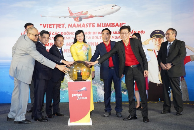 Vietjet запускает четыре маршрута, связывающих крупные города Вьетнама и Индии ảnh 1 Vietjet запускает четыре маршрута, связывающих крупные города Вьетнама и Индии ảnh 1