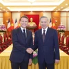 Генеральный секретарь То Лам принял президента Франции Эммануэля Макрона (Фото: ВИА)