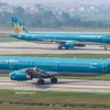 Самолёт Vietnam Airlines в одном из внутренних аэропортов Вьетнама. Фото: Vietnam+.