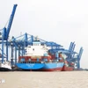 Погрузочно-разгрузочные работы с экспортно-импортными грузами в порту Катлай, городе Хошимин. Фото: ВИА.