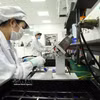 Производство электронных компонентов на заводе компании Star Engineers Vietnam Co., Ltd. в промышленном парке Биньсюен. Фото: ВИА