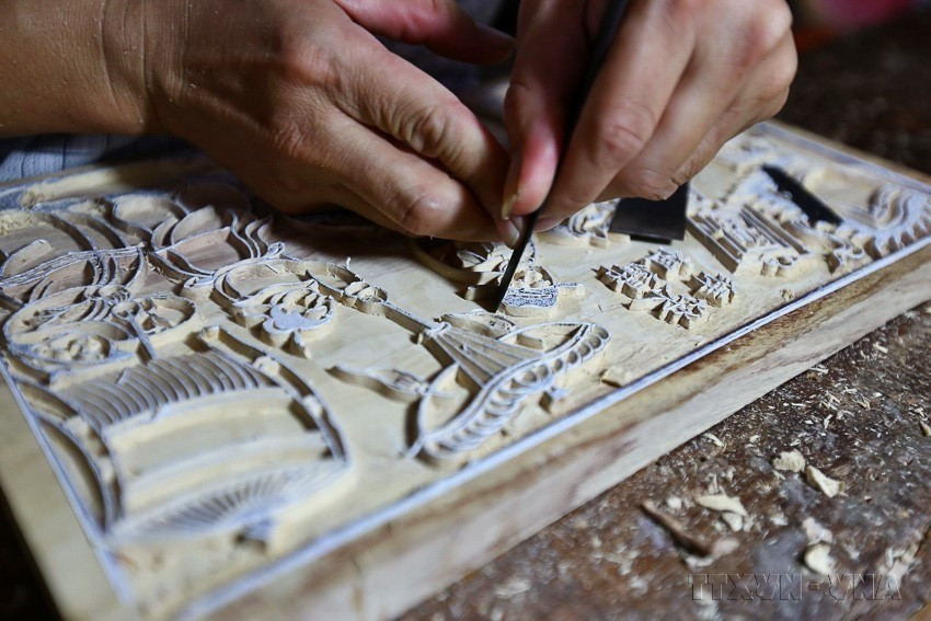 Доски для печати картин Донгхо бывают двух видов: доски для контурного рисунка и доски для цветовой печати (Фото: ВИА)