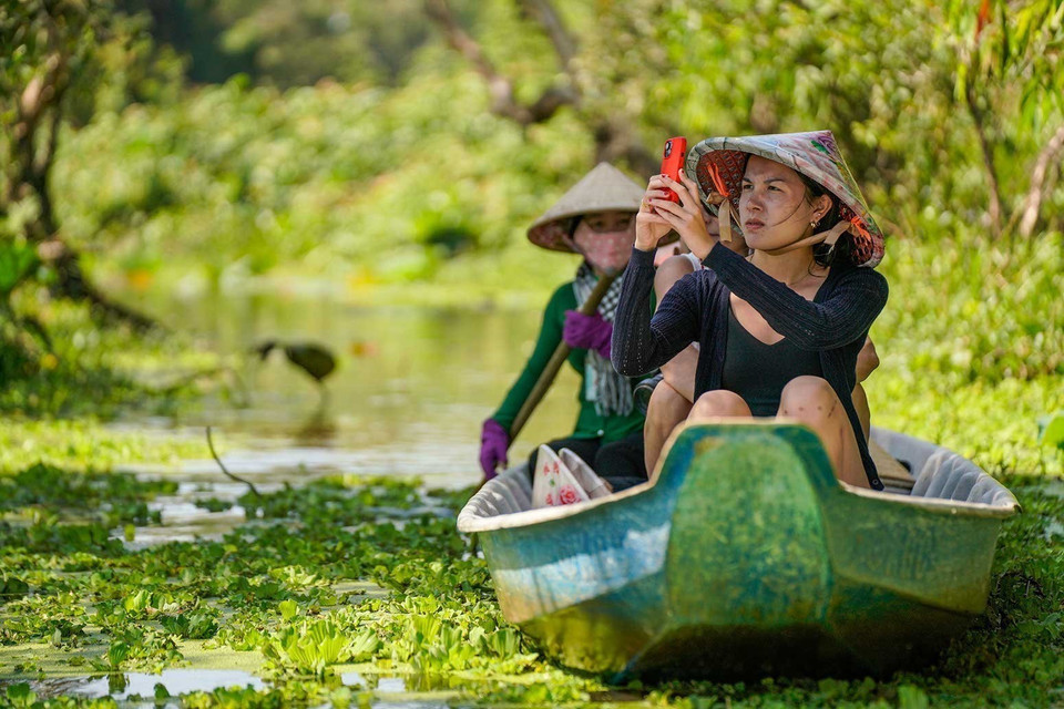 Мелалеуковый лес Ча-сы привлекает туристов своей поэтичной красотой и богатым биоразнообразием (Фото: ВИА)