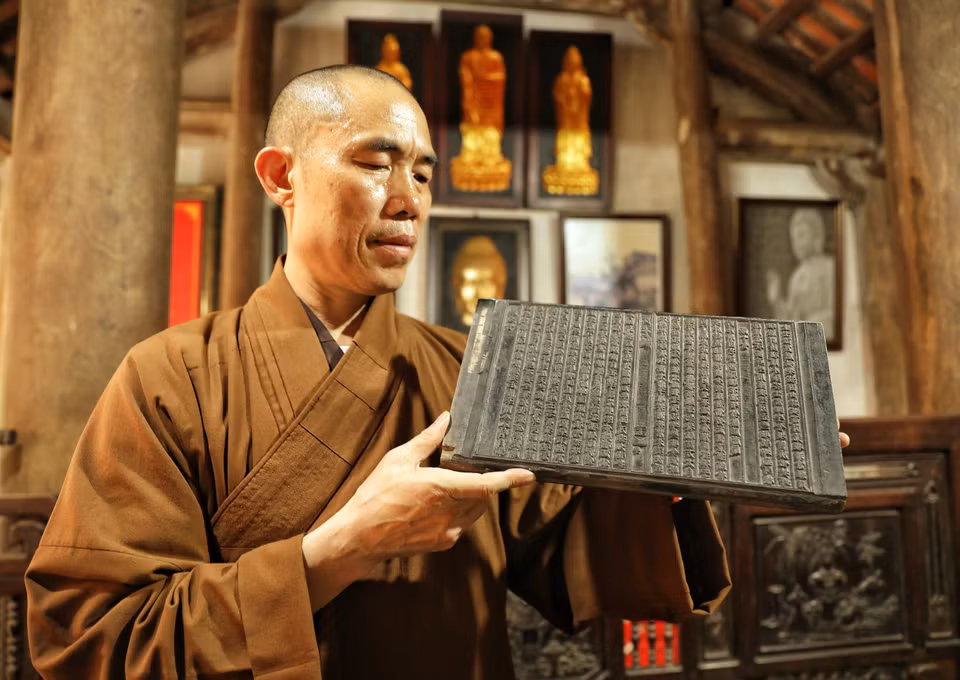 Деревянные клише с иероглифами ханьюй и ном сохранились в оригинальном виде (Фото: ВИА)