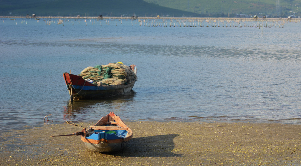 Нежный и поэтичный пейзаж среди бескрайних вод лагуны Лапан (Фото: ВИА)