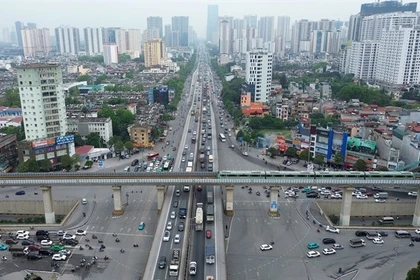 Линия городского метро «Катлинь – Хадонг». (Фото: ВИА) 