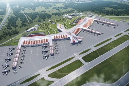 Перспективный вид международного аэропорта Фукуок. (Фото: Sun Group) 