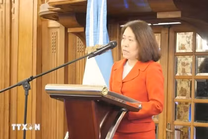 Посол Вьетнама в Аргентине Нго Минь Нгует. (Фото: ВИА) 