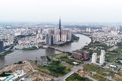 Один из видов города Хошимина. (Фото: ВИА)