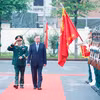 Генсек, Президент То Лам принимает участие в церемонии, посвящённой 80-летию Ракетных и артиллерийских войск (Фото: ВИА)