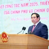 Премьер-министр Фам Минь Тьинь открыл конференцию по подведению итогов работы за 2025 год и развертыванию задач на 2026 год Правительства и органов местной власти (Фото: ВИА)